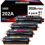 Compatible 202A Toner Cartridges 4 Pack Replacement Hp 202 Cf500A Cf500 202X Hp202A Color Pro Mfp M281Fdw M281Cdw M254Dw M281Fdn M254Dn M254Nw M281 M254 Printer