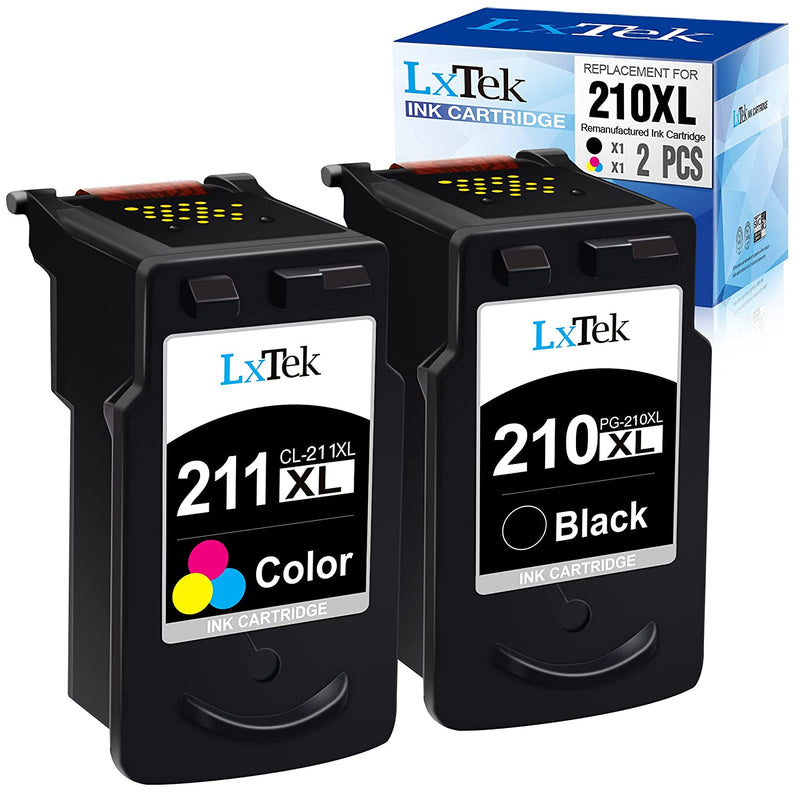 Ink Cartridge Replacement For Canon 210Xl Pg 210Xl 211Xl Cl211Xl To Compatible With Pixma Mp240 Mp480 Ip2702 Mp230 Ip2700 Mp495 Mx410 Mx420 Mx330 Mx340 Printer