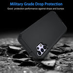 Kuaguozhe For Samsung A32 5G Case Galaxy A32 5G Case Military Grade Drop Defender Protective Case Heavy Duty Full Body Protection 3 In 1 Rugged Shockproof Cover Bumper Case Without Screen Protector