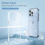 Mansoorr Glitter Clear Compatible With Iphone 13 Pro Max Case For Women Girls Non Yellowingpc Hard Cover Anti Scratch Shockproof Protective Slim Thin Cute Case Clear Glitter