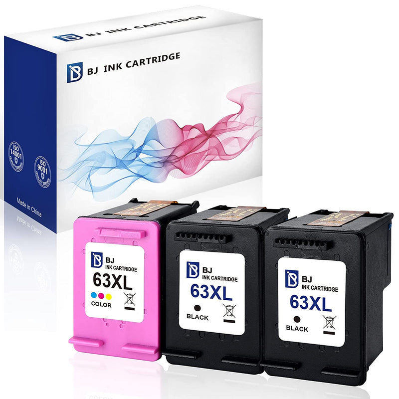Ink Cartridges Replacement For Hp 63Xl 63 Xl Compatible With Hp Envy 4520 4516 Hp Officejet 4650 3830 3831 Hp Deskjet 2130 1112 3630 Printer2 Black 1 Tri Color