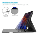 New Procase Keyboard Case For Galaxy Tab S7 Plus 12 4 2020 Bundle With Privacy Screen Protector For Galaxy Tab S7 Fe 2021 Galaxy Tab S7 Plus 2020