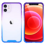 Iphone 13 Pro Case Dmaos Armor Cover With Soft Reinforced Anti Scratch Stylish Gradation Bumper Durable For Iphone13 Pro 6 1 Inch 2021 Purple Blue