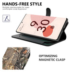 Coveron Wallet Pouch Designed For Google Pixel 6 Case Rfid Blocking Flip Folio Stand Pu Leather Phone Cover Camo