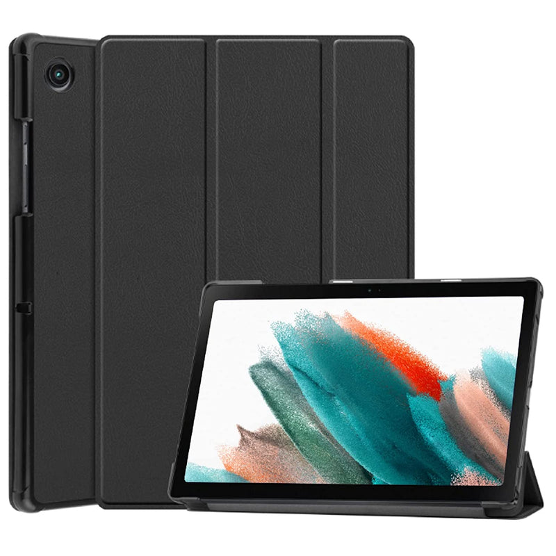 New Galaxy Tab A8 10 5 Inch Smart Cover Case 2022 Samsung Galaxy Tab A8 Slim Stand Protective Case Trifold Cover For Sm X200 X205 X207 Black