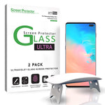 Amfilm Ultra Glass Screen Protector For Galaxy S10 Plus 2 Pack Uv Gel Application Tempered Glass Compatible With Ultrasonic Fingerprint Scanner For Galaxy S10 Plus 2019