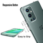 Eqitayo Crystal Clear Designed For Oneplus 9 Pro Case Cover 1 2 Mm Thick Back Case Flexible Silicone Cover Thin Slim Soft Tpu Silicone Shockproof Cover Case For Oneplus 9 Pro