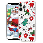 L Fadnut Xmas Compatible With Iphone 13 Pro Case Clear Merry Christmas Tree Pattern Protective Slim Silicone Cute Case For Girls Children Women Gifts Christmas Phone Case Cover For Iphone 13 Pro