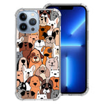 Hi Space Compatible With Iphone 13 Pro Max Case 2021 6 7 Inch Dog Cartoon Ultra Clear Slim Transparent Flexible Tpu Bumper Shockproof Protective Cover For Iphone 13 Pro Max