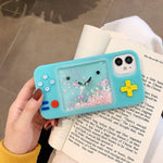 Jowhep Case For Iphone 12 Pro Max Silicone Carton Design Cute Cover Fashion Funny Kawaii 3D Protective Shell For Iphone 12 Pro Max 6 7 Shockproof Cases For Girls Kids Women Teens Green Quicksand Game