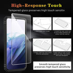 Case For Samsung Galaxy S21 Fe Case With Screen Protector Military Grade Anti Slip Heavy Duty Drop Protection Shockproof Bumper Rugged Case For Samsung S21 Fe 5G Case With Magnetic Ring Kickstand