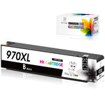 970Xl Black Compatible Ink Cartridge Replacement For Hp 970 970 Xl Ink Cartridge Work For Hp Officejet Pro X576Dw X451Dn X451Dw X476Dw X476Dn X551Dw Printers 1