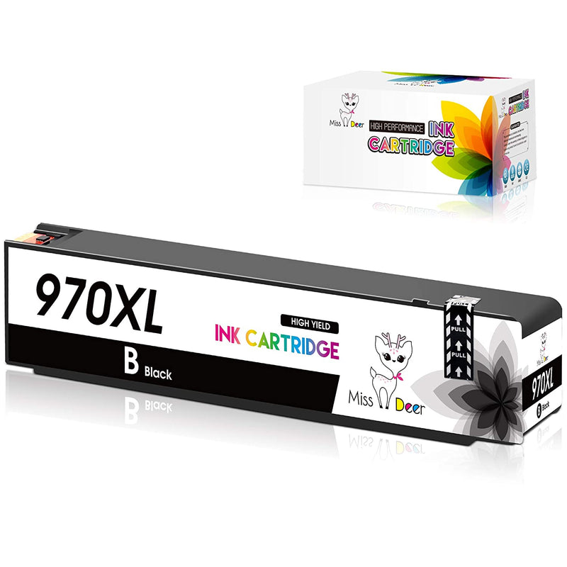 970Xl Black Compatible Ink Cartridge Replacement For Hp 970 970 Xl Ink Cartridge Work For Hp Officejet Pro X576Dw X451Dn X451Dw X476Dw X476Dn X551Dw Printers 1