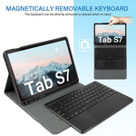 New Backlit Touchpad Keyboard Case For Samsung Galaxy Tab S7 11 Inch Cover With Trackpad Keyboard For Samsung Tab S7 2020 11 Black