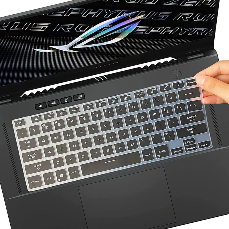 Keyboard Cover For Asus Rog Zephyrus G15 Ga503 Ga503Qr Qs Qm M16 Gu603 15 6 Asus Tuf Dash 15 Tuf516Pe Tuf Dash F15 Fx516Pm Fx516Pr Rog Flow X13 Gv301Qh Gaming Laptop Us Keyboard Cover Black