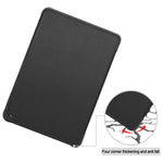 New Case Compatible With For Hd 8 2020 Fire Hd 8 Plus Tablet Cases Slim Light Weight Pu Leather Smart Tablet Shell Cover Foldable Stand Case Fit Black