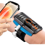 Armband Cell Phone Holder Reflective Adjustable Wristband Strap