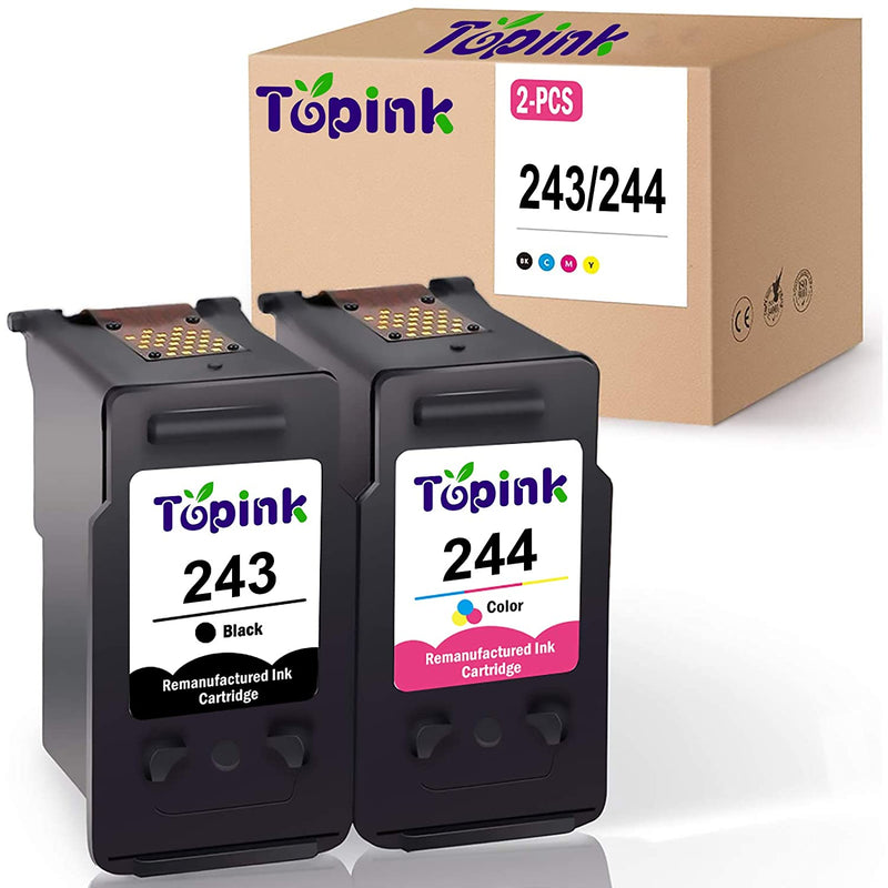 Topink Ink Cartridge Replacement For Canon Pg 243 Cl244 Pg 245Xl Cl 246Xl Compatible To Tr4520 Mx492 Mx490 Mg2520 Mg2922 Mg3020 Mg2920 Mg2924 Mg2525 Printers 1