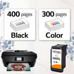 246 246Xl Ink Cartridge Replacement Compatible With Canon Pixma Ip2820 Mg2420 Mg2520 2920 Mg2922 Mg2924 Mx492 Mx490 Printer
