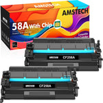 With Chip Compatible 58A Cf258A Toner Cartridge Replacement For Hp 58A Cf258A 58X Cf258X Pro M404N M404Dn M404Dw Mfp M428Fdw M428Fdn M428Dw M404 M428 Printer Wi