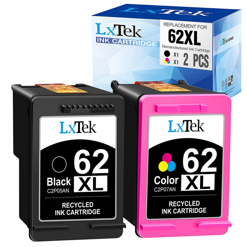 Ink Cartridge Replacement For Hp 62Xl 62 Xl To Compatible With Envy 5540 5660 7645 5642 5542 5643 5640 7644 Officejet 250 5740 200 5745 Printer 1 Black 1 Tri C