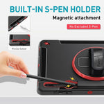 New Get 2 Sumsang Galaxy Tab S7 Fe Case Black Sumsang Galaxy Tab S7 Fe Case Red
