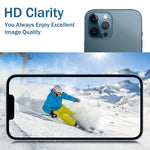 2 Pack Camera Lens Protector Compatible With Iphone 12 Pro Max 6 7 Ultra Hd Plexiglass Camera Protector 8H Hardness Alloy Frame Scratch Resistant Easy Install Pacific Blue