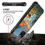 Djsok Case Compatible With Case For Iphone 13 Pro Max Sunflower Astronaut Iphone 13 Pro Max Cases With 4 Corners Shockproof Protection Soft Silicone Tpu Bumper And Hard Pc Pattern Back Case