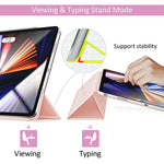 New Magnetic Case For Ipad Pro 12 9 Inch 2021 2020 2018 5Th 4Th 3Rd Generation Smart Cover With Magnetic Attachment Auto Sleep Wake Pencil 2Nd Suppor