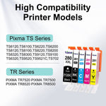 Topink Compatible Ink Cartridge Replacement For Canon Pgi 280Xxl Cli 281Xxl 280 Xxl 281 Xxl To Use With Pixma Tr7520 Tr8520 Ts6120 Ts6220 Ts6320 Ts8120 Ts9120 T