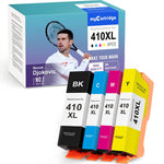 Ink Cartridge Replacement For Epson 410Xl 410 Xl Use In Epson Expression Premium Xp 630 Xp 830 Xp 635 Xp 530 Printer 1 Black 1 Cyan 1 Magenta 1 Yellow 4 Pack