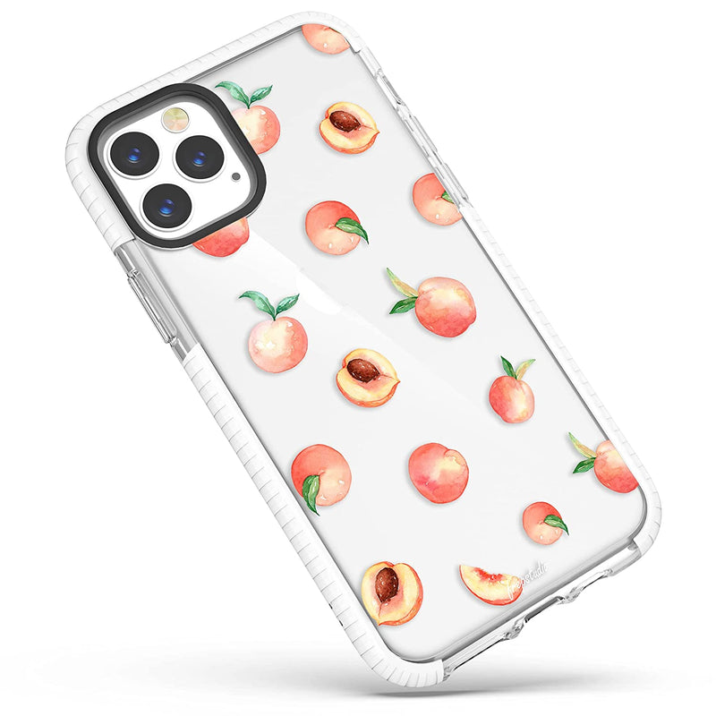 Clear Case Compatible With Iphone 13 Pro Max 6 7 Inch Girls Women Cute Pink Peach Funny Fruits Summer Tropical Hawaii Beach Trendy Soft Shockproof Protective Case For Iphone 13 Pro Max