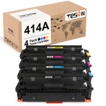 414A Compatible Toner Cartridge Replacement For Hp 414A 414X W2020A W2021A W2022A W2023A For Hp Color Pro M454Dn M454Dw Mfp M479Fdn M479Fdw Black Cyan Yellow M