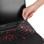 Silicone Keyboard Cover For Lenovo Legion 5 5 Pro Accessories Cool Science Fiction Series Keyboard Film Red Circuit