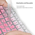 Keyboard Cover Compatible Hp Elitebook 840 G5 840 G6 14 Inch Hp Elitebook 745 G5 745 G6 14 Inch Hp Zbook 14U G5 G6 14 Laptop Hp Elitebook Keyboard Protector Skin Ombre Pink