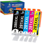 280 281 Ink Cartridges Compatible Replacement For Canon 280 281 Pgi 280Xxl Cli 281Xxl For Canon Pixma Tr7520 Tr8520 Ts8220 Ts9120 Ts8120 Ts6120 Ts6220 Ts9520 Ts