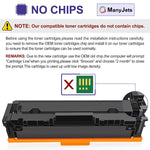206X W2110X Compatible Toner Cartridge Replacement For Hp 206X W2110X 206A W2110A Work With Hp Color Laserjet Pro M283Fdw M255Dw M283Cdw M282Nw Printer High Yi