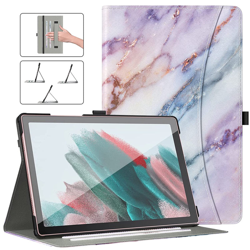 New Case For Samsung Galaxy Tab A8 10 5 Inch 2022 Sm X200 X205 X207 With Flexible Hand Strap Pocket Multi Angle Viewing Stand Lightweight Protective