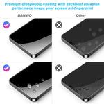 Bannio 2 Packs Screen Protector Compatible With Iphone 12 Iphone 12 Pro Edge To Edge 3D Coverage Tempered Glass Screen Protector Compatible With Iphone 12 12 Pro 6 1 Guidance Frame Include Full Screen Protection Film Black