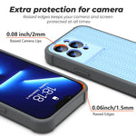 Jollypop Iphone 13 Pro Max Case Kickstand Rugged Shockproof Anti Drop Silicone Protective Cases Full Camera Lens Protection For Iphone 13 Pro Max 6 7 Inch With Stand Blue Gray