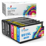 950Xl 951Xl Compatible Ink Cartridge Replacement For Hp 950 951 Ink Catridges Combo Pack For Hp Officejet Pro 8600 8610 8100 8620 8630 Printer 5 Packs 2 Black