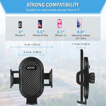 Car Phone Holder Mount For Air Vent Upgrade Mechanical Locking 360 Rotation Doesnt Slip Universal Car Phone Holder For Iphone 13 12 11 Pro Max 8 Plus X Xr Xs Se Samsung Galaxy S21 S20 S10 S9