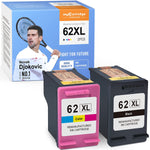 Ink Cartridge Replacement For Hp 62Xl 62 Xl For Officejet 200 250 Envy 5660 7640 7645 5740 5540 5642 5746 5642 5643 5745 5640 8000 Printer Black Tri Color