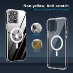 Magnetic Case Designed For Iphone 13 Pro Case Soft Silicone Edge Anti Scratch Shockproof Protective 2021 Series Compatible With Iphone 13 Pro 6 1 Inch Case Non Yellowing Clear