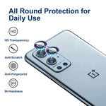 Camera Lens Protector Compatible With Oneplus 9 6 55 Iphone 12 Mini Iphone 11 11 Pro 11Pro Max Colorful Alloy Frame Tempered Glass Easy To Install Case Friendly Multi Color