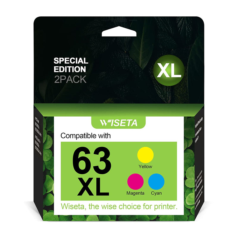 Ink Cartridge Replacement For Hp 63 63Xl Ink Cartridges Compatible With Hp Officejet 3830 4650 5255 Envy 4520 4512 4513 1516 Deskjet 1112 3630 3632 3634 2130 21