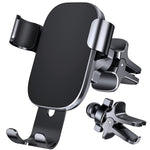 Gravity Car Phone Mount Air Vent Car Phone Holder Universal Vehicle Cell Phone Mount Cradle With Adjustable Clip Compatible With All Iphone Android Smartphones