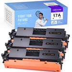 Compatible Toner Cartridge Replacement For Hp 17A Cf217A For Hp Laserjet Pro M102W M102A Mfp M130Nw M130Fw M130Fn M130A Printer Black 3 Pack