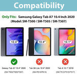 New Procase Galaxy Tab A7 10 4 Case 2020 T500 T505 T507 Bundle With Procase Samsung Galaxy Tab A7 10 4 Privacy Screen Protector Model Sm T500 T505 T50