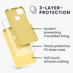 Kwmobile Tpu Silicone Case Compatible With Google Pixel 4A Case Slim Phone Cover With Soft Finish Smooth Yellow
